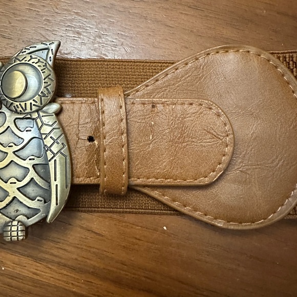 3 Vintage Style Waist Belts Bow and Owl - Picture 8 of 10